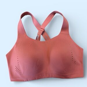 Lululemon Air Support Seamless Pink Sports Bra size 36 DDD High Energy comfy